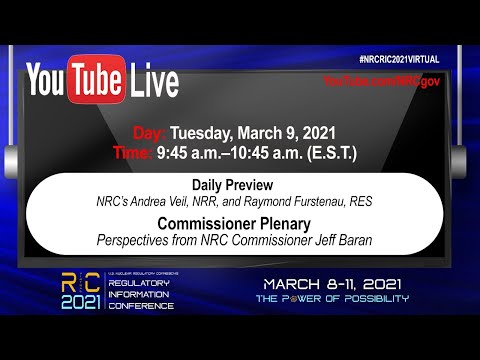 RIC2021 - Day 2 - Daily Preview and Commissioner Plenary Session - Commissioner Baran