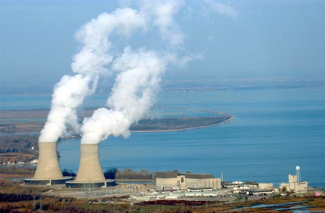 DTE Energy's Fermi 2 nuclear power plant in Newport on the shores of Lake Erie is pictured.